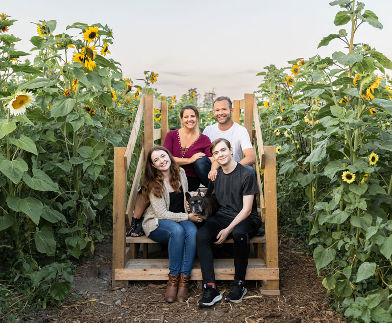 Joey in the Family Portrait
