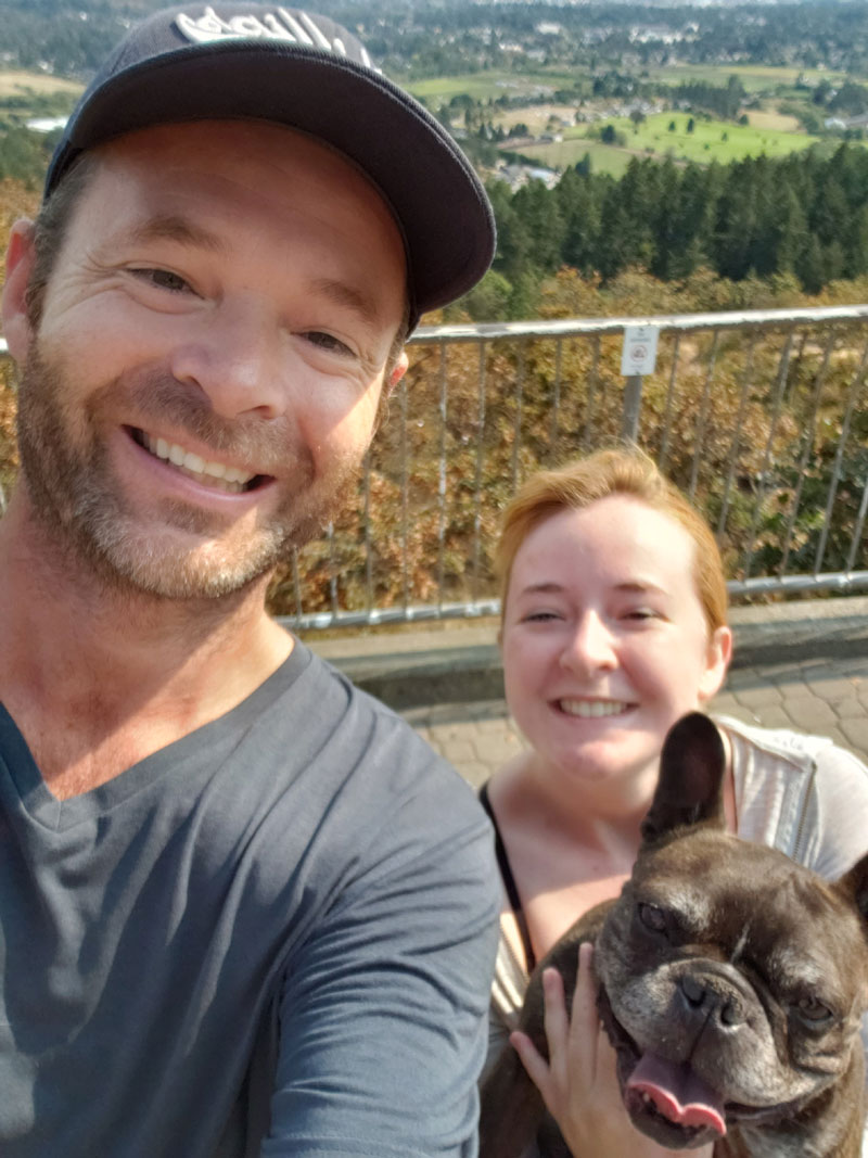 Joey with Don and Kersten